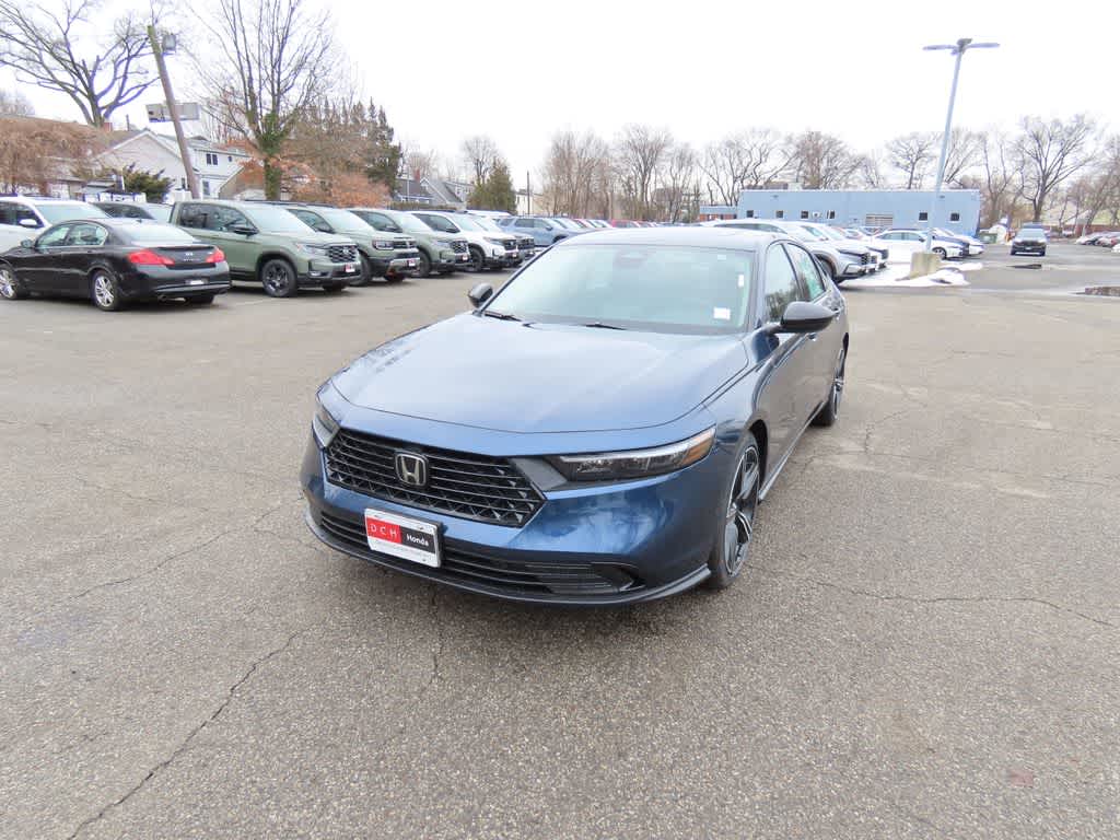 2026 Honda Accord SE in Canyon River Blue Metallic — front three-quarter view